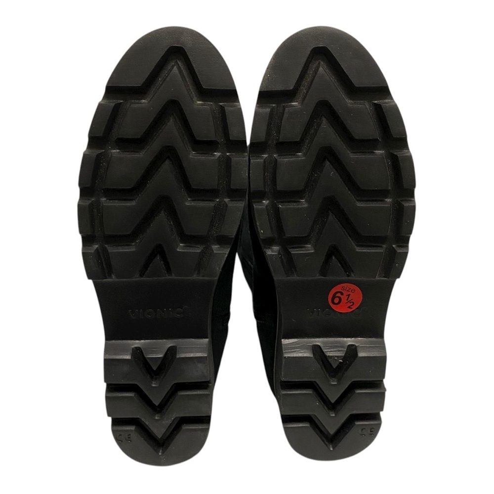 Vionic Solid Black Suede Boots - image 5